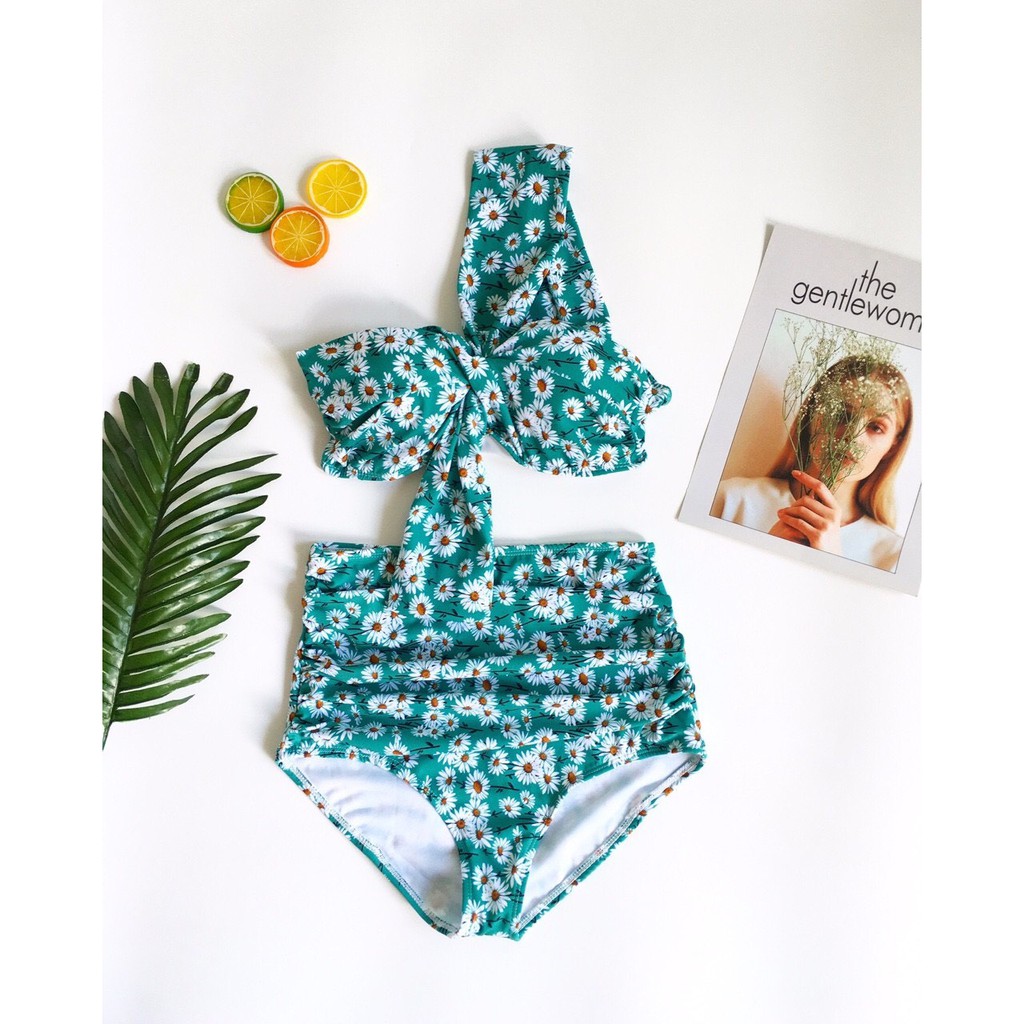 Bikini bông cúc xanh Hot Trend 2020