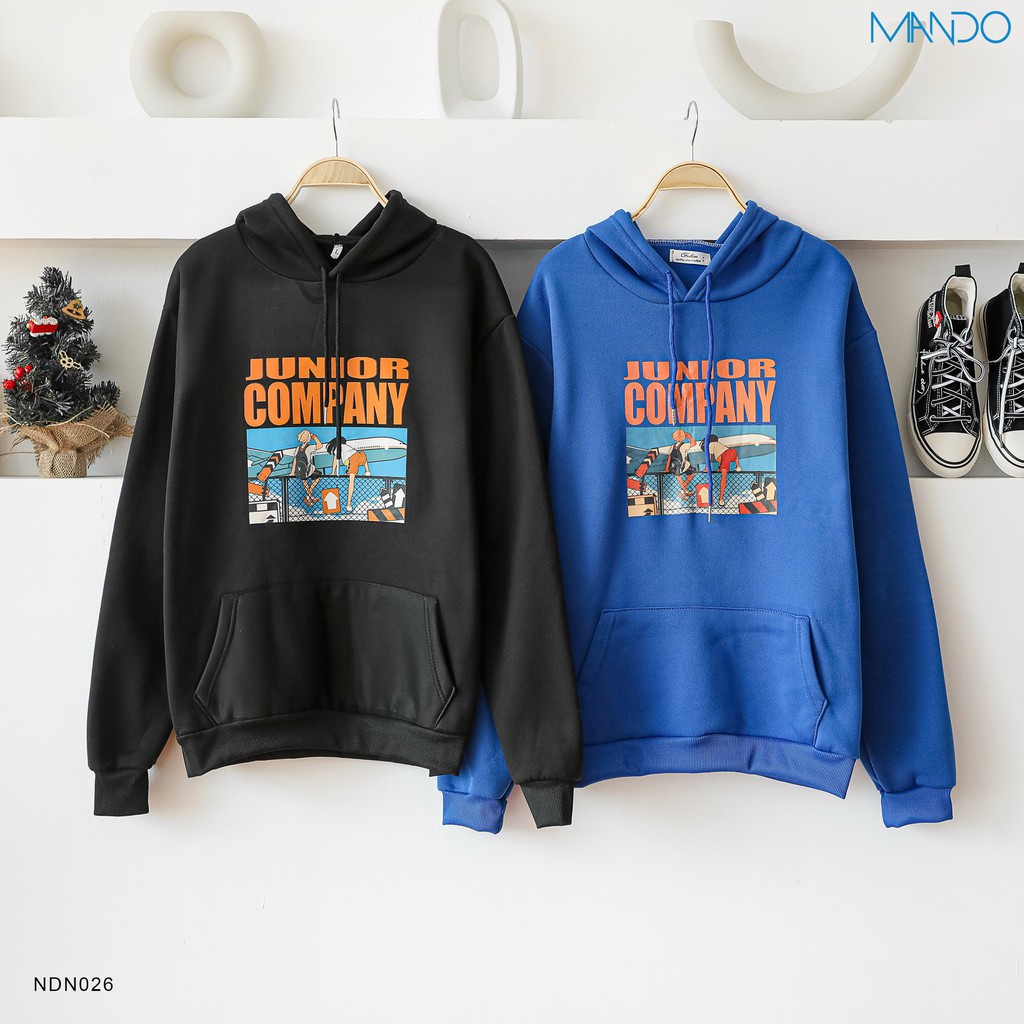 Áo Hoodie Sweater Nỉ Bông Nam Dài Tay MANDO 3 Màu Form Rộng Họa Tiết Trẻ Trung Basic Unisex Thời Trang Hàn Quốc NDN026 | BigBuy360 - bigbuy360.vn