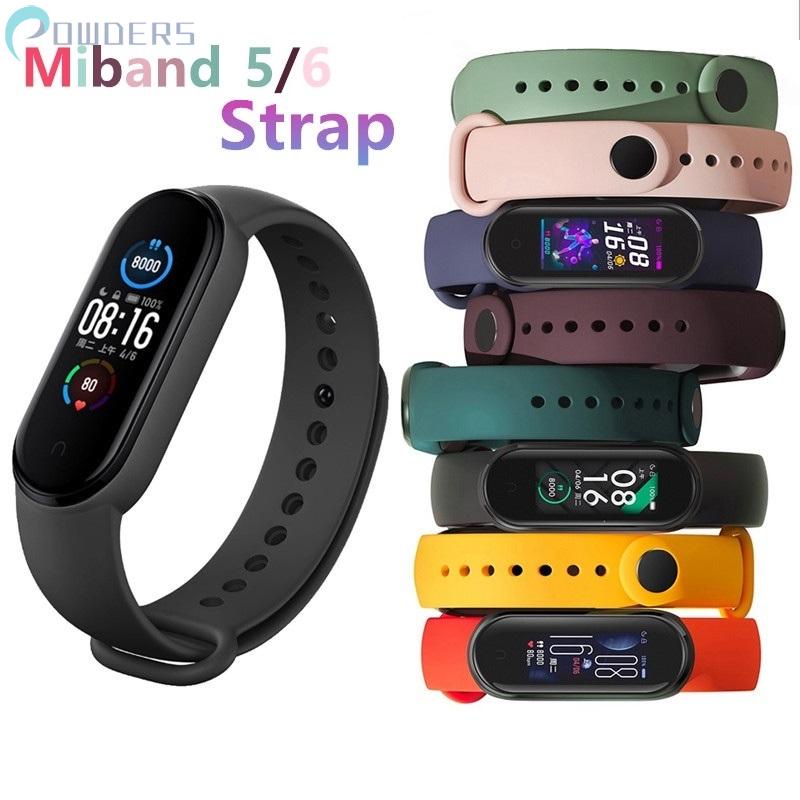 1 Dây Đeo Đồng Hồ Silicone TPU + TPE 200-220mm Không Độc Hại Cho Mi Band 5 / 6