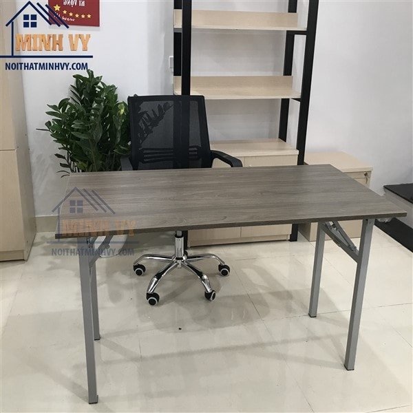 Bàn Chân Sắt Gấp Gọn, Bàn Học Tập, Làm Việc, Để Máy Tính 120cm x 60 cm