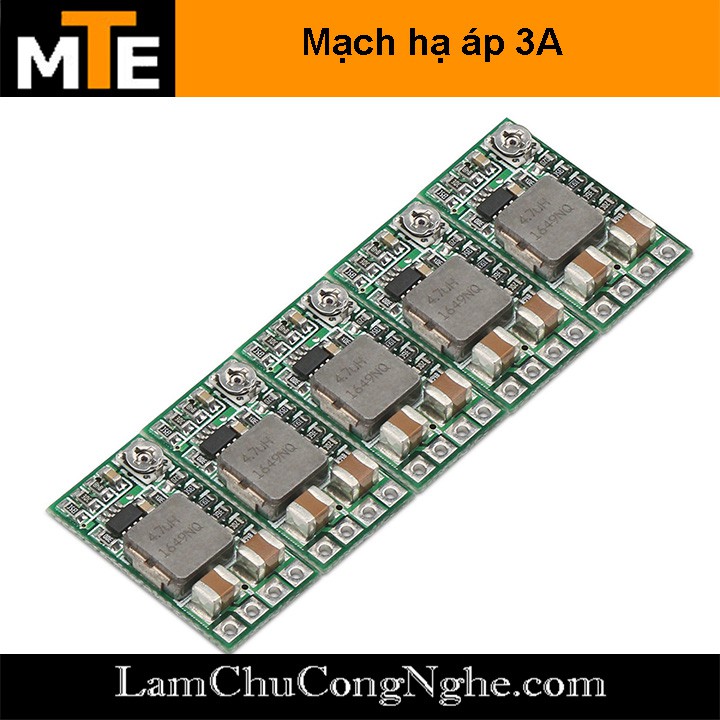 Mạch hạ áp mini 12v 24v sang 5v 3A có thể điều chỉnh 1.8v 2.5v 3.3v 5v 9v 12v