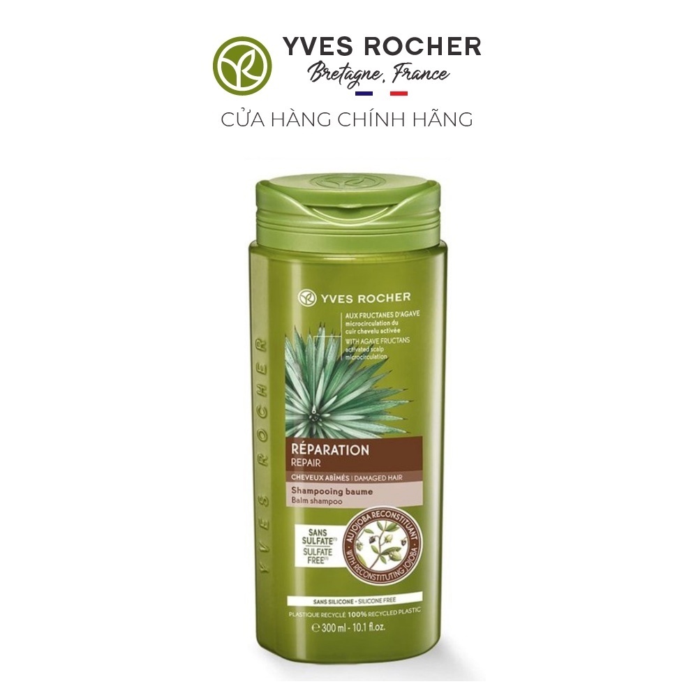 Dầu Gội Phục Hồi Tóc Hư Tổn Yves Rocher Repair Damaged Hair Balm Shampoo 300ml (Mẫu mới 2019) | BigBuy360 - bigbuy360.vn