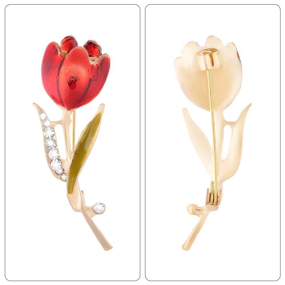 Ghim Cài Áo Hình Hoa Tulip 1 Thời Trang Thanh Lịch Cho Nữ