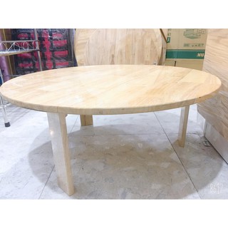 Bàn tròn gỗ gấp gọn [100%gỗ cao su tự nhiên] ngồi bệt