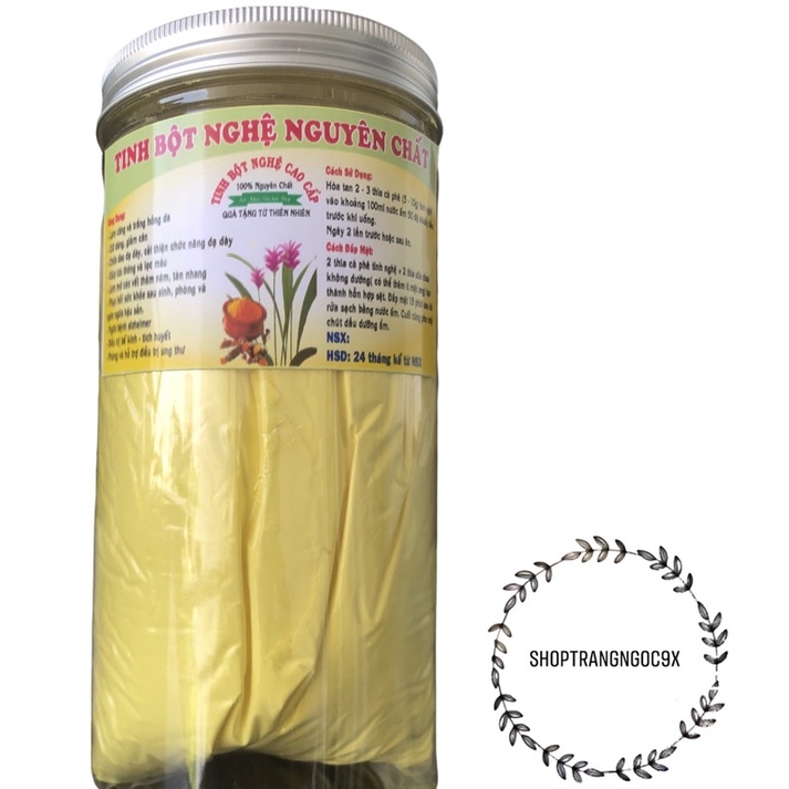 1 kg tinh nghệ đỏ nhà làm nguyên chất 100%