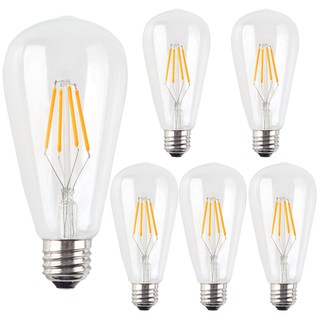 Bộ 6 bóng đèn - bóng đèn edison vintage st64 4w e27