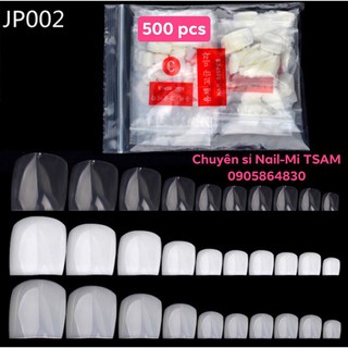 [Sỉ] 5 túi móng giả dán chân (túi 500 móng)
