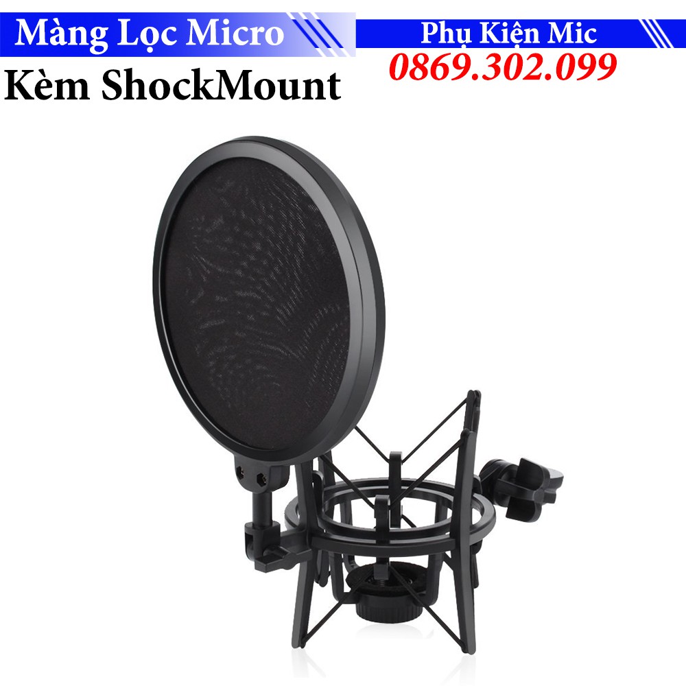 Bộ màng lọc âm kèm Shock mount cho Mic YL-101