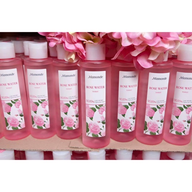 Nước hoa hồng mamonde rose water toner