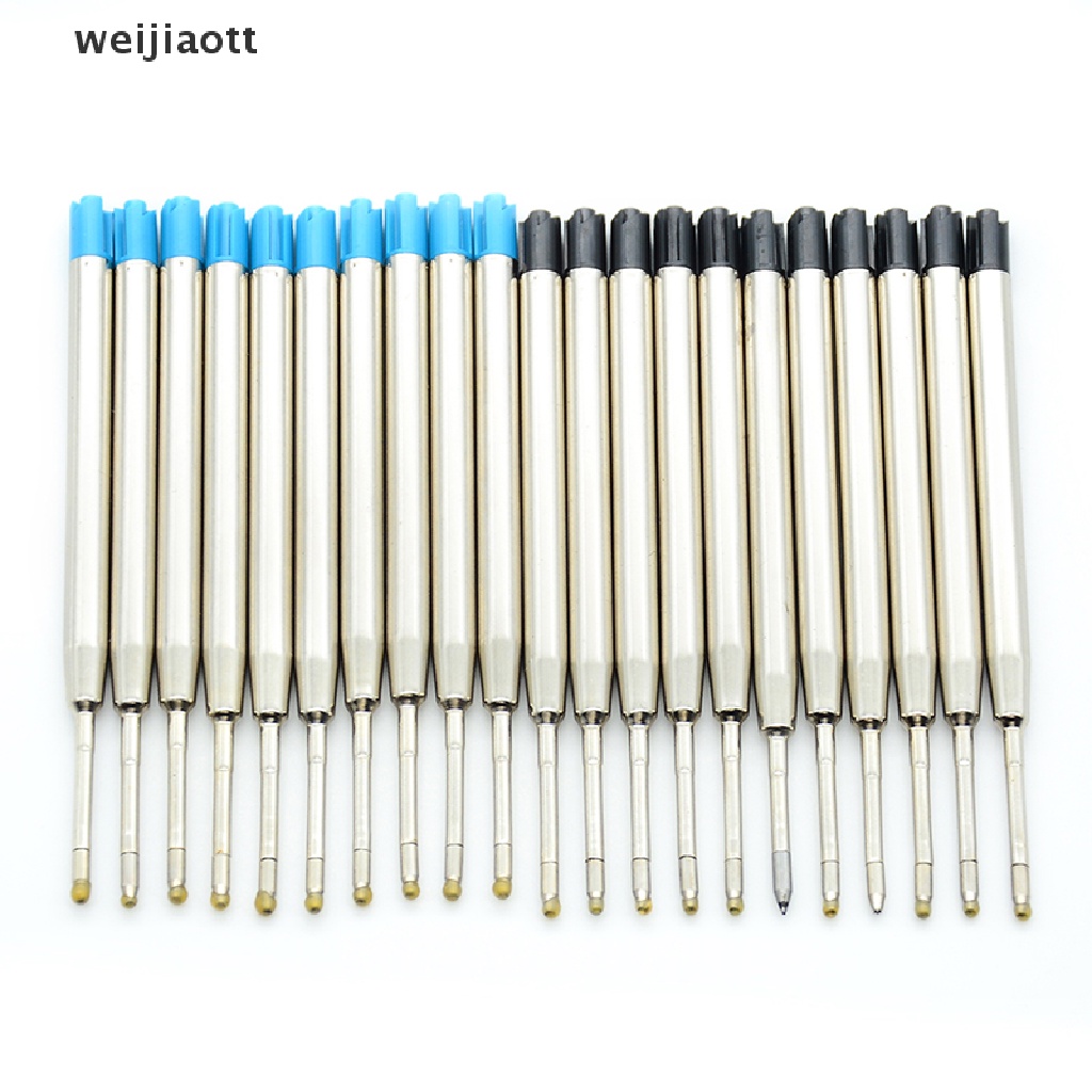 Set 10 ruột bút bi kích thước tiêu chuẩn 1.0mm thay thế tiện dụng