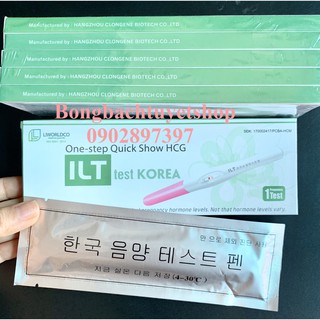 Combo 5 Bút Thử Thai ILT Test Korea tiện lợi nhanh chóng không cần dùng cốc, kết quả chính xác