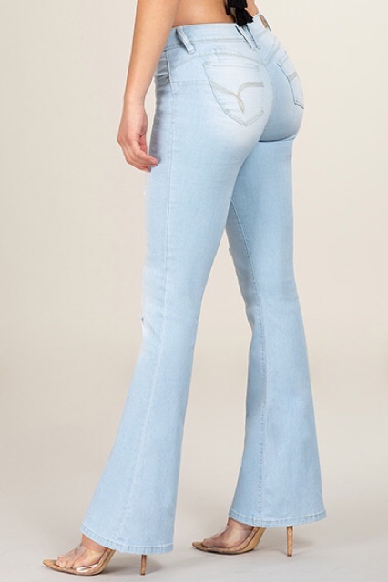 Quần jeans ống loe xuất khẩu