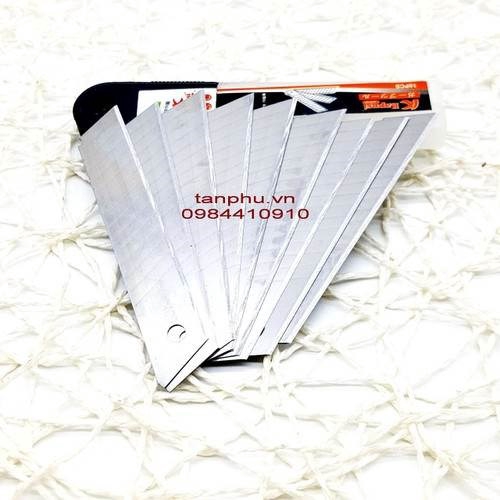 BỘ 10 LƯỠI DAO RỌC GIẤY KAPUSI_TRẮNG K8770