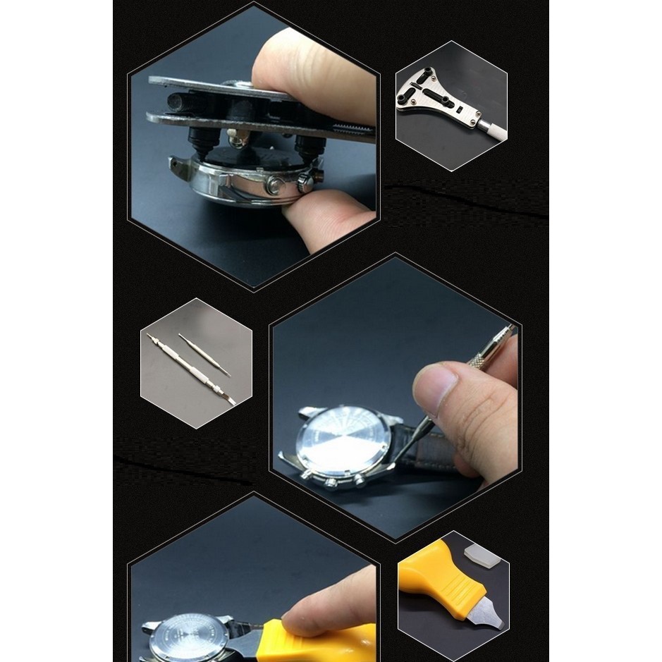 Bộ dụng cụ sửa chữa đồng hồ 13 món