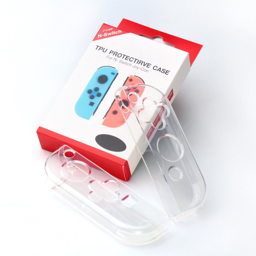 Vỏ bọc tay cầm chơi game NS Joycon màu trong suốt chất lượng cao | WebRaoVat - webraovat.net.vn