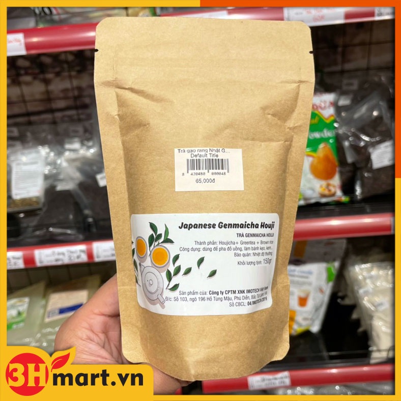 Trà gạo rang Nhật Genmaicha Houji 150g
