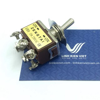 Công tắc ZENGTAI 1321 10A 380V - 2 trạng thái 2 cặp tiếp điểm 6 chân (I2H22)