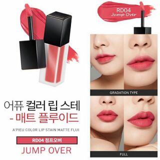 Son Kem Siêu Lì A'Pieu Color Lip Stain Matte Fluid #RD04