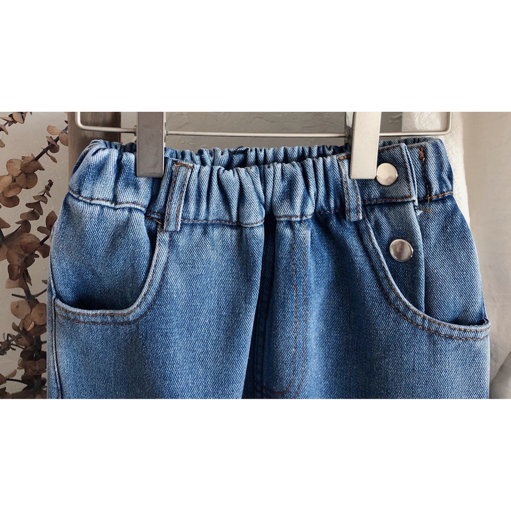 Quần Jeans Dài Giữ Ấm Thời Trang Thu Đông 2021 Cho Bé Trai