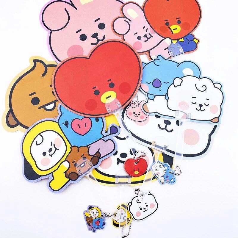 [BT21-003] Quạt cầm tay BTS chibi và BT21