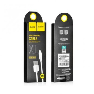 Cáp sạc nhanh hoco x1 3m cho iphone/ipad - hàng chính hãng