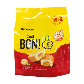  Bánh Ăn Sáng Sợi Thịt Gà C'est Bon Sốt Kem Phô Mai 100g (5 gói x 20g)