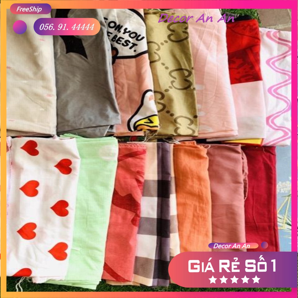 ⚡️⚡️ Vỏ gối ôm poly cotton giá rẻ ( Gia Màu Ngẫu Nhiên) ⚡️⚡️