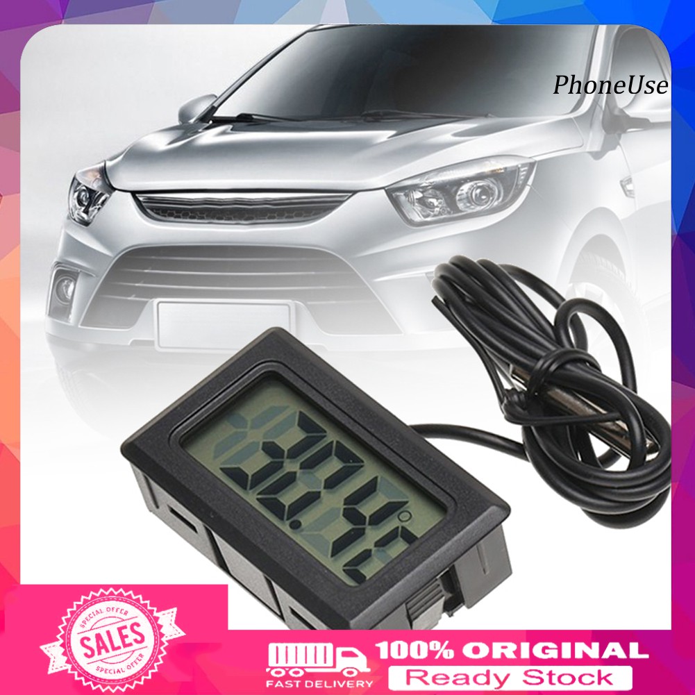 Đồng hồ đo nhiệt độ màn hình lcd cho bể cá/xe ô tô chất lượng