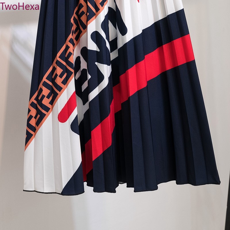 Thời Trang Chân Váy Dài Lưng Thun In Họa Tiết Hoạt Hình Dễ Thương Cho Nữ