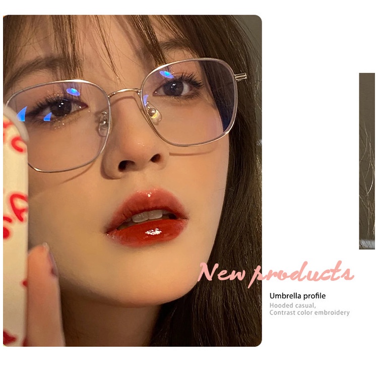 Mắt kính giả cận chống tia bức xạ phong cách cổ điển dành cho nam nữ mã ks32