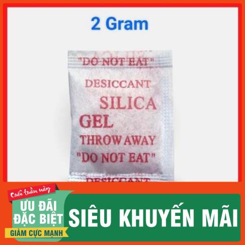 Gói chống Ẩm đóng túi 500gr loại 1/2/5/10/20/50/100gr Silicagel - Hạt chống ẩm mốc, khử mùi