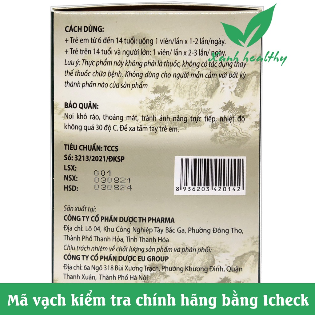 Viên uống Multivitamin 30B - Hàng Chính Hãng - Bổ sung vitamin Omega 3, linh chi, nhung hươu - Hộp 100 viên