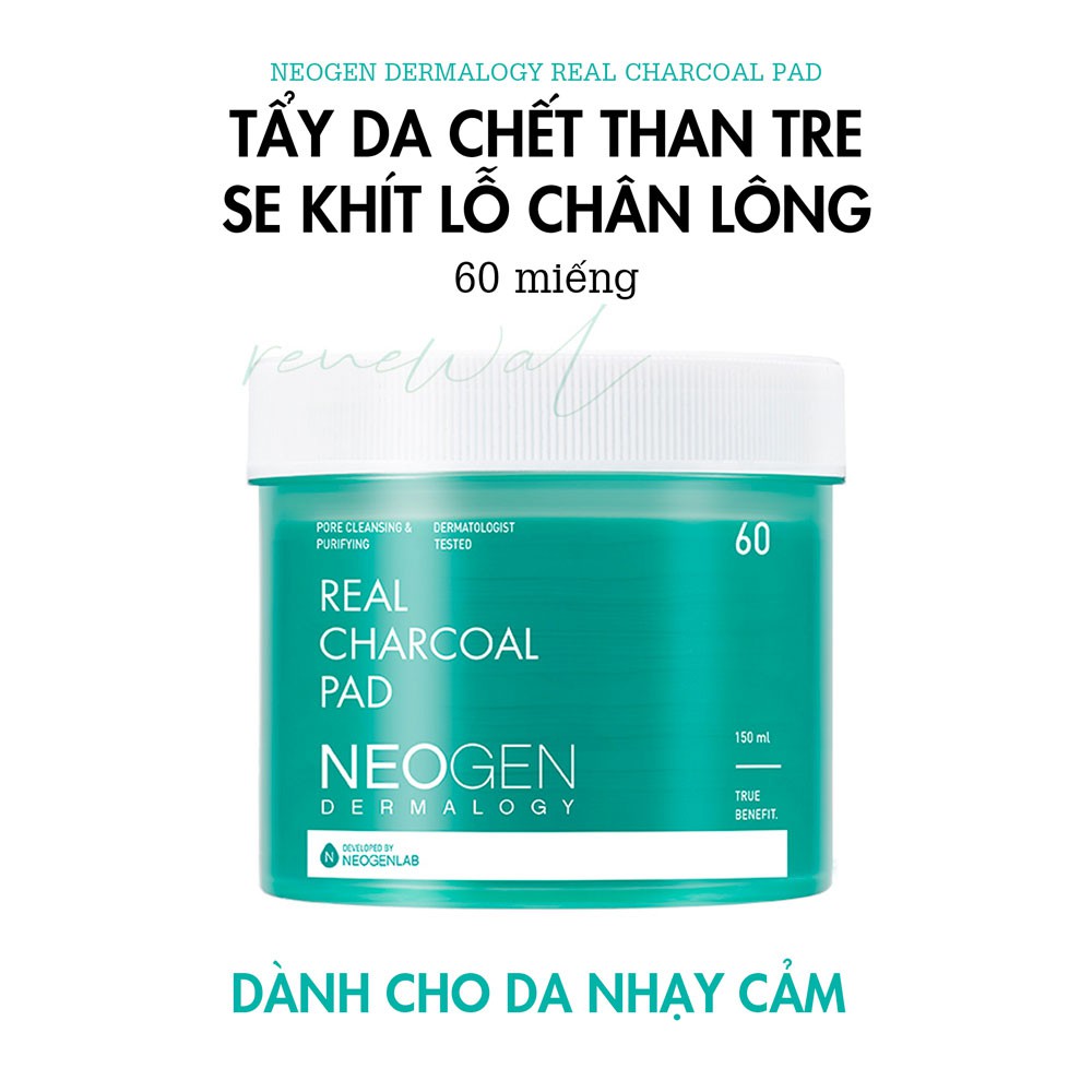 [Mã COSCOCOT4 -8% đơn 250K] Pad Tẩy Da Chết Dưỡng Da Se Khít Lỗ Chân Lông Neogen Dermalogy Pad 150ml