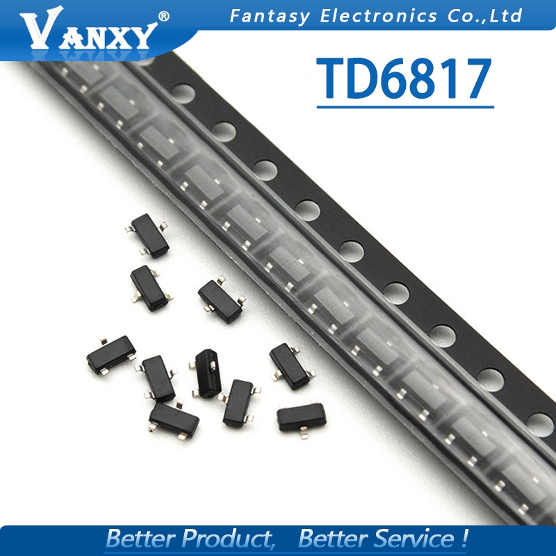 Set 10 giảm áp đồng bộ Sot-23-5Pin Td6817 1.5mhz 2a