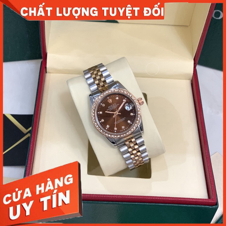 Đồng hồ Rol nữ - hàng cao cấp fullbox sang trọng - chống nước  - Bảo hành 12 tháng