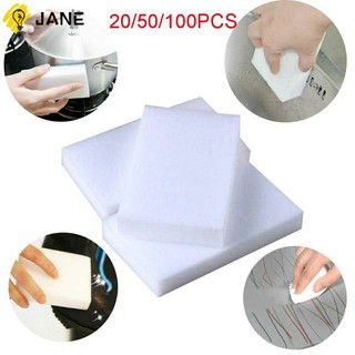 Set 30/50/100 miếng mút xốp màu trắng lau chùi nhà bếp, mút bọt biển đa năng