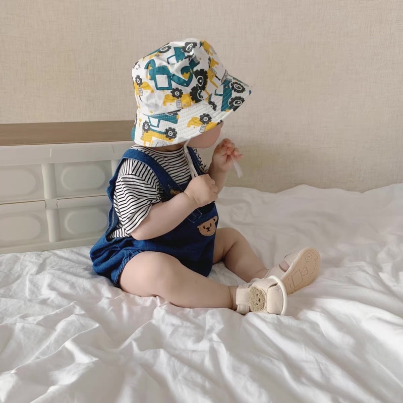 Mũ vành cho bé, mũ bucket trẻ em size 50,52,54