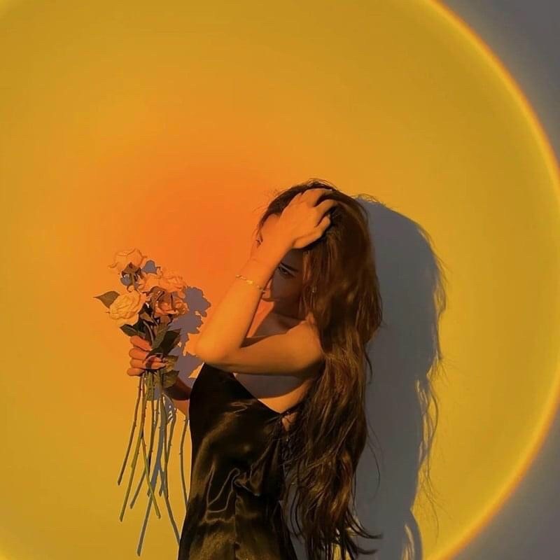 Đèn Hoàng Hôn - Sunset Lamp Loại 4 & 16 Màu - Đèn Cầu Vồng Trang Trí Chụp Ảnh- Tuanphukien75