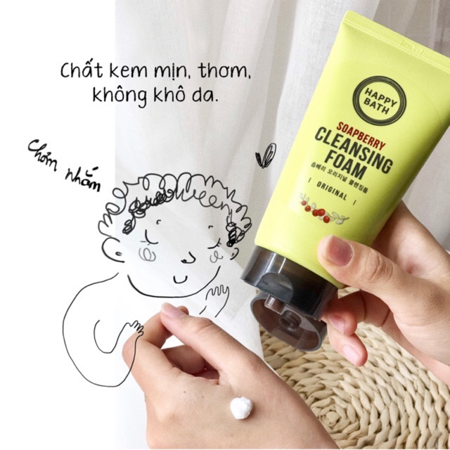 Sữa rửa mặt cho da mụn Happy Bath Hàn Quốc | BigBuy360 - bigbuy360.vn