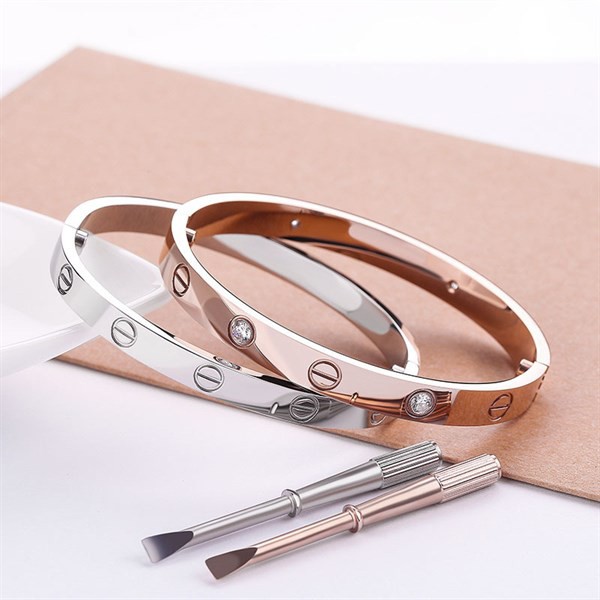 Vòng Tay Mạ Kim Loại Cá Tính WXSZHJ-009 Titanium Premium Classic Luxury Design Love & Story Bracelets Bangles Hot Trendy | BigBuy360 - bigbuy360.vn
