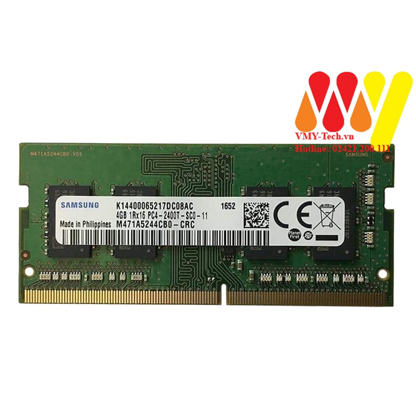 Ram Laptop Samsung/Hynix/Nanyx/Ramaxel/Kingston 4GB-8GB PC4 Bus 2400 - BH 3 năm NEW 100%