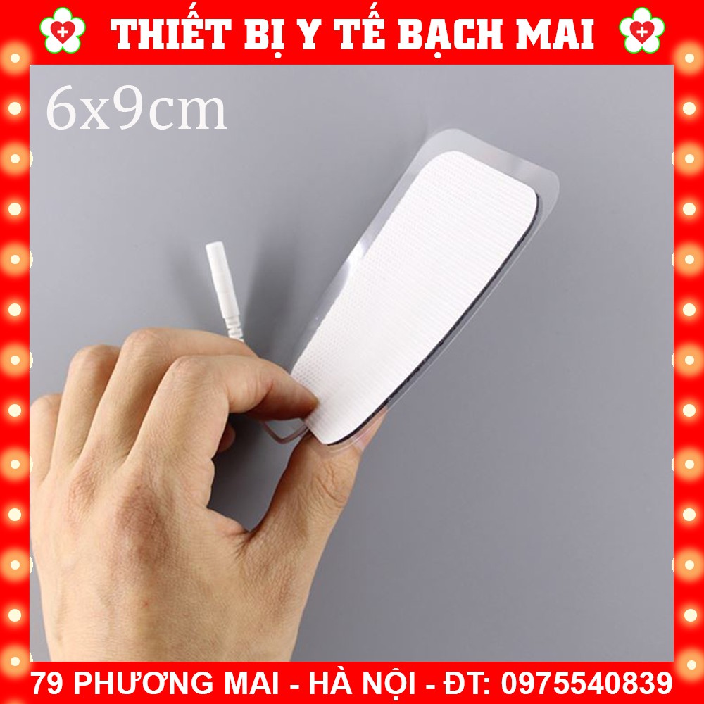 Cặp 02 Miếng Dán Điện Xung Dr Ho Có Dây 6x9cm