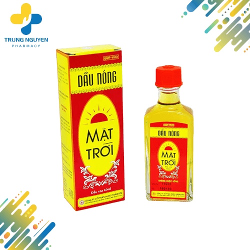 Dầu nóng mặt trời hỗ trợ giảm đau nhức, cảm cúm &amp; massage OPC (60ml)