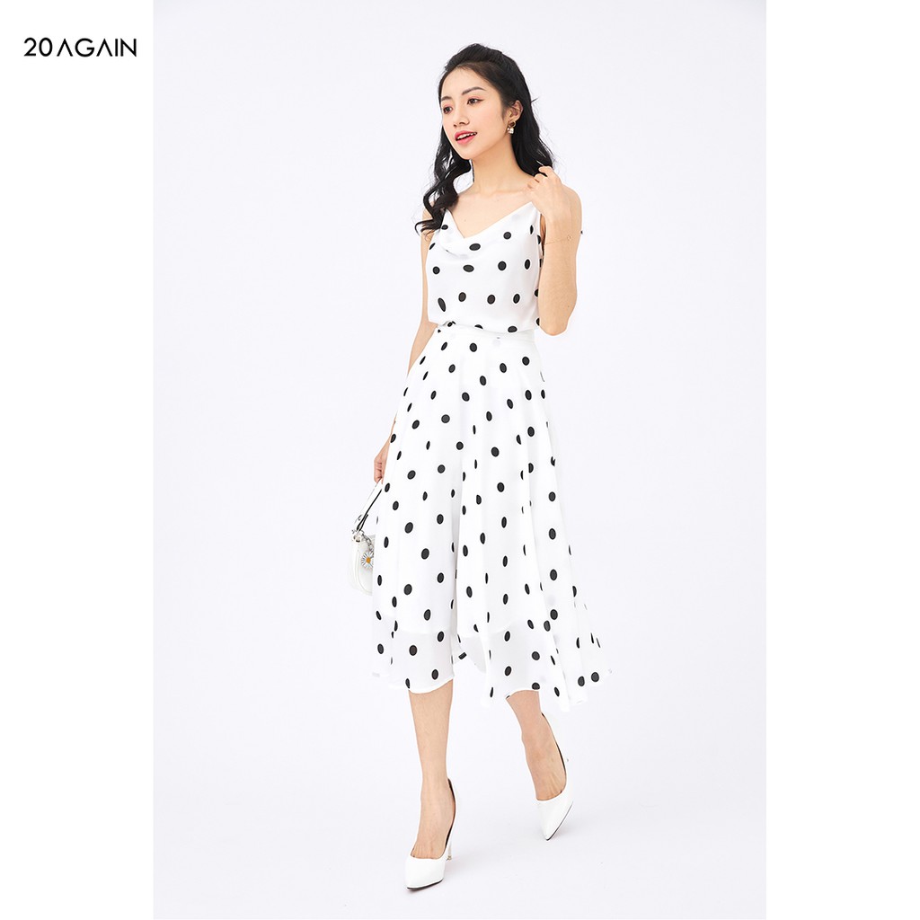 Chân váy xòe tròn 20Again JXA1863 chất liệu voan cát mềm mại, che khuyết điểm tối đa cho đôi chân | BigBuy360 - bigbuy360.vn