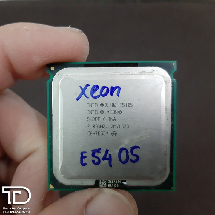 Bộ vi xử lý Intel Xeon E5405 socket 771 đã mod lắp được dòng main G31/G41