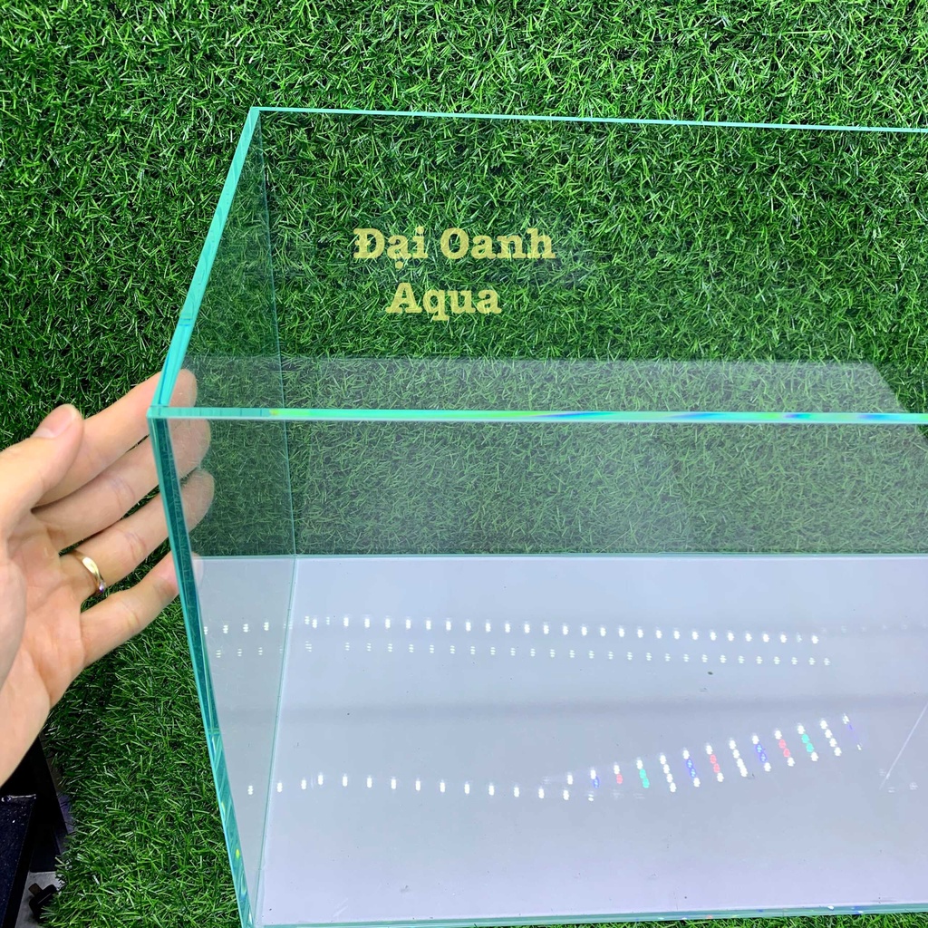 { RẺ VÔ ĐỐI } Bộ Bể Cá 60cm Kính Siêu Trong 5 Mặt, Dài 60cm Rộng 30cm Cao 36cm - Bể Cá Cảnh