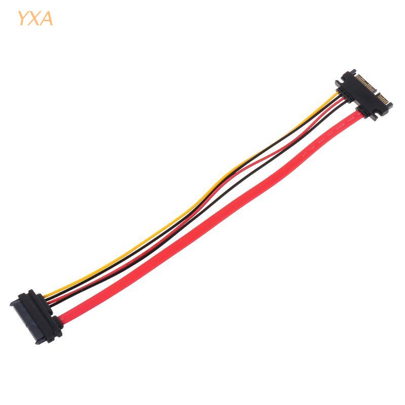 Dây Cáp Mở Rộng Chuyển Đổi Yxa 30cm 22Pin(15+7) Male Sang Female SATA Serial ATA