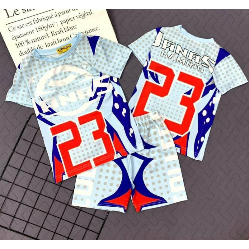 T2- bộ thun lạnh 3D co dãn 4c chuẩn Sài Gòn - Đồ bộ bé trai 7-30kg