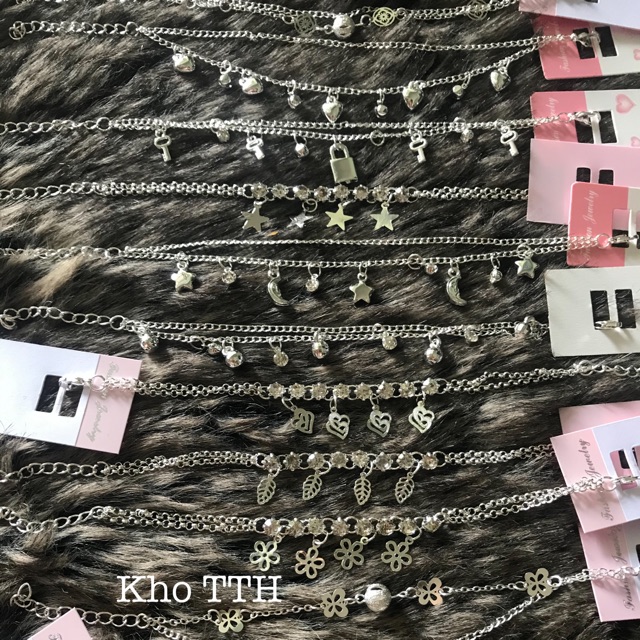 sỉ 12 lắc tay ,chân thời trang