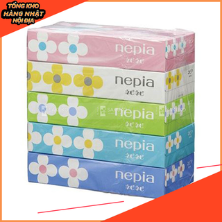 Nepia- set hộp giấy ăn hình hoa